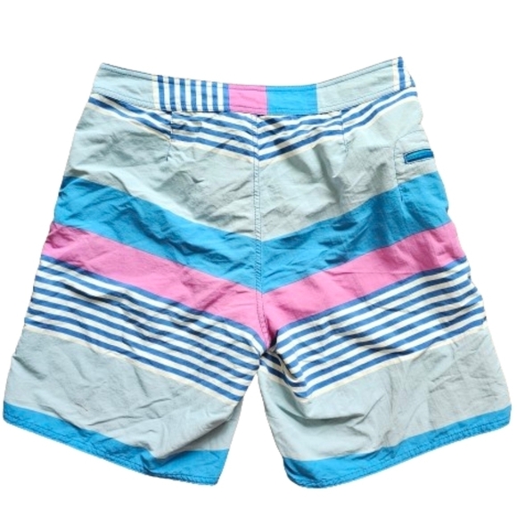 Patagonia 19" Stripe Wavefarer Boardshorts/Swim Trunks - Picture 2 of 8